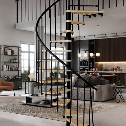 Escalera de caracol modular Atriumcontemporáneo, arte Corporal